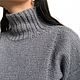 Order Grace women's sweater, hand-knitted, cotton with wool. SIBERIA COOL (knitting & painting) (Siberia-Cool). Livemaster. . Sweaters Фото №3