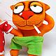 Everything is clear? Soft toys plush red cats Vasya Lozhkina. Stuffed Toys. Dingus! Funny cats and other toys. My Livemaster. Фото №4