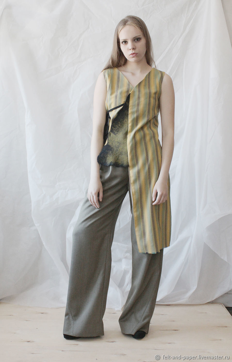 Slacks olive green from City collection Dzen, Pants, St. Petersburg,  Фото №1