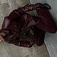 Бомбер бордо из натуральной кожи burgundy. Бомберы. YANA KRAFT BRAND. Ярмарка Мастеров.  Фото №10