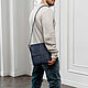 Men's shoulder bag made of genuine python leather IMP0514VC. Men\'s bag. CrocShop. My Livemaster. Фото №14