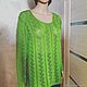 Jumper 'a Green Apple'. Jumpers. marta2507. Online shopping on My Livemaster.  Фото №2