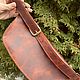 Сумка-банан cross-body сумка. Поясная сумка. Mountainman_lc | изделия из кожи. Ярмарка Мастеров.  Фото №4