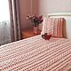 Вязаный плед и подушка для детской кровати. Одеяло для ребенка. Одеяло для детей. Вязаные изделия и МК из Ализе Пуффи. Интернет-магазин Ярмарка Мастеров.  Фото №2
