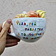 Toma las pastillas o te vas a meter en el culo.. Tazas con letras, Mugs and cups, Saratov,  Фото №1