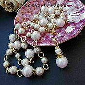 Украшения handmade. Livemaster - original item Necklace with  pearl majorca. Handmade.