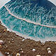 Морские волны эпоксидной смолой. Интерьерная картина. Картины. Elizhandmade. Интернет-магазин Ярмарка Мастеров.  Фото №2