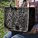 shopper: Women's bag 'classic shopper' - black. Shopper. schwanzchen. My Livemaster. Фото №4