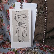 Кукла текстильная Джуди. Тыквоголовка