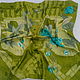 Order Scarf Rose,100% silk,vintage Germany. Ledy Charm. Livemaster. . Vintage handkerchiefs Фото №3