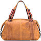 Женская кожаная сумка "Эколь New" (рыжий крейзи). Классическая сумка. Кожинка. Интернет-магазин Ярмарка Мастеров.  Фото №2
