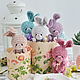 Order Bunny,Bunny,rabbit. Natalie crochet flowers. Livemaster. . Stuffed Toys Фото №3