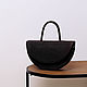 Stylish women's bag made of genuine leather with a wide belt, Classic Bag, St. Petersburg,  Фото №1