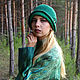 Hat felted Emerald, Hats1, Verhneuralsk,  Фото №1