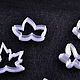 Cutters 'Leaves kids', plastic. Cutters. ceramic flowers. My Livemaster. Фото №4