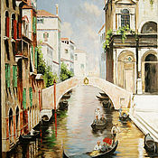 Картины и панно handmade. Livemaster - original item walk along the canals of Venice. Handmade.