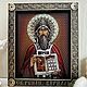 Заказать Икона Святой Кирилл. Иконописная мастерская И. Богомаза. Ярмарка Мастеров. . Иконы Фото №3