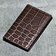 Copy of business card Holder crocodile leather. Business card holders. TheFlyingTurtle. Online shopping on My Livemaster.  Фото №2
