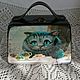 Classic Cheshire Bag. Classic Bag. Dekupaj from Elen Kor. Online shopping on My Livemaster.  Фото №2
