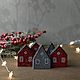 Заказать Елочные игрушки Домики. Senina Home. Ярмарка Мастеров. . Домики Фото №3