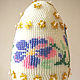 Яйцо  из бисера "Фиалковая нежность", Пасхальные яйца, Стрежевой,  Фото №1