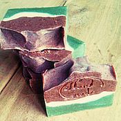 Natural soap from scratch Mint Chocolate