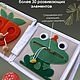 Развивающая книга из фетра для малышей «Мишка» 0+. Кубики и книжки. Душевная мастерская: книги из фетра. Ярмарка Мастеров.  Фото №8
