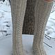 Knitted knee socks 'January'. Warm socks handmade. Socks. DominikaSamara. My Livemaster. Фото №6