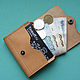 Order Leather wallet ' Minimalist'. LadO Watch Straps (novgorodsky). Livemaster. . Wallets Фото №3