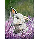 Oil Painting Rabbit Painting for Nursery, Pictures, Izhevsk,  Фото №1