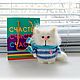 Котик Пушок в полосатой кофточке. подарок, сувенир, Мягкие игрушки, Волгоград,  Фото №1