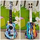 Заказать Укулеле(сопрано)"Дельфины"  гавайская гитара. Guitar & Ukulele art Studio. Ярмарка Мастеров. . Укулеле (гавайская гитара) Фото №3