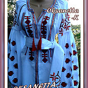 Одежда handmade. Livemaster - original item embroidered shirt. Handmade.