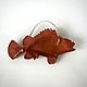 Керамическая рыба ручной работы Ерш. Подарки для охотников и рыболовов. Fish_ceramics (Керамические рыбы). Ярмарка Мастеров.  Фото №4