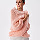 Кардиган из кид мохера на шелке персикового цвета. Кардиганы. The sweetest sweaters. Ярмарка Мастеров.  Фото №10