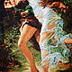 Заказать Зов любви (А.Пьер Кот) (ручная вышивка). Мария. Ярмарка Мастеров. . Картины Фото №3