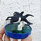 Figurine of killer whale figurines made of polymer clay (handmade, dolphins). Figurines. magic stick. My Livemaster. Фото №6