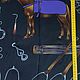 Атлас принт "конкур" Ральф Лоран, арт. 94р22-8. Ткани. Ткани из Флоренции. Ярмарка Мастеров.  Фото №4