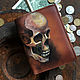 Men's wallet trifold. Goth skull wallet. Post apocalyptic, Wallets, Trakai,  Фото №1