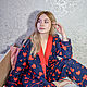 Flannel pajamas, model Hearts, a gift to my sister. Pyjamas. Blouse Blues. Online shopping on My Livemaster.  Фото №2