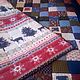 Лоскутное покрывало Зимняя сказка patchwork quilt лоскутное одеяло. Пледы. Лада лоскутные покрывала. Ярмарка Мастеров.  Фото №6