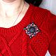 Brooch-pendant of the order of the 'Scarlet'. Brooches. Anastasiya Kozlova. My Livemaster. Фото №6