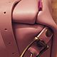 Рюкзак Розовый Фламинго. Классическая сумка. Mazina_Leather. Ярмарка Мастеров.  Фото №4