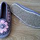 Slippers crocheted "Pink and gray". Slippers. Knitted stuff from Svetlana. Online shopping on My Livemaster.  Фото №2
