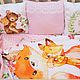 Бортики в детскую кроватку 2. Детское постельное белье. Dreams little Unicorn. Ярмарка Мастеров.  Фото №5