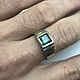 Изумруд 1,89ct Мужское кольцо с прекрасным Изумрудом, ручной работы. Кольца. Ведические кольца драгоценные камни (bauroom). Ярмарка Мастеров.  Фото №4