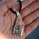 Axe axe Perun silver 925. Bead bracelet. kot-bayun. Online shopping on My Livemaster.  Фото №2