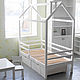 Кроватка домик из березы от производителя, Мебель, Санкт-Петербург,  Фото №1