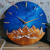 Для дома и интерьера handmade. Livemaster - original item Interior clock 
