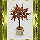 Tree aventurine 'Neptune' in a vase of onyx. Trees. irina-taranenko. Online shopping on My Livemaster.  Фото №2